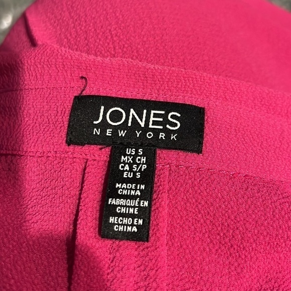 Jones New York Blouse Hot Pink Size Small - Picture 6 of 7